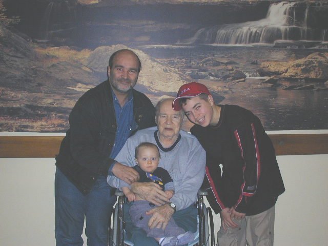 Grampa, Cameron, Great Grampa, Uncle David